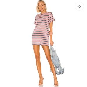 Superdown striped shirt dress